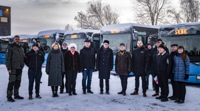 Estonia sends 11 buses with generators and equipment to Ukraine